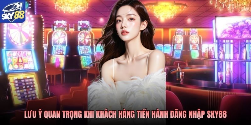 Lưu ý quan trọng khi khách hàng tiến hành đăng nhập Sky88